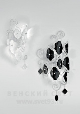 Бра 458/3A Black IDL Италия  40W 63 см Белого цвета Vitalis