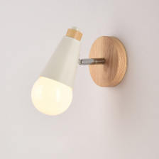 Бра DEER B White/Light wood