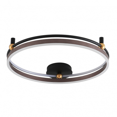 Светильник потолочный Crystal Lux FERNANDO PL72W LED COFFEE/BLACK фото 2