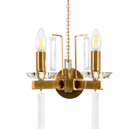 Бра Crystal Lux MARRON AP2 BRASS фото 2