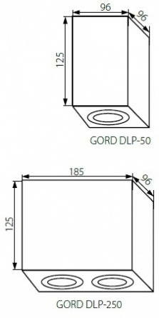 Точечный светильник GORD 25471 фото 3