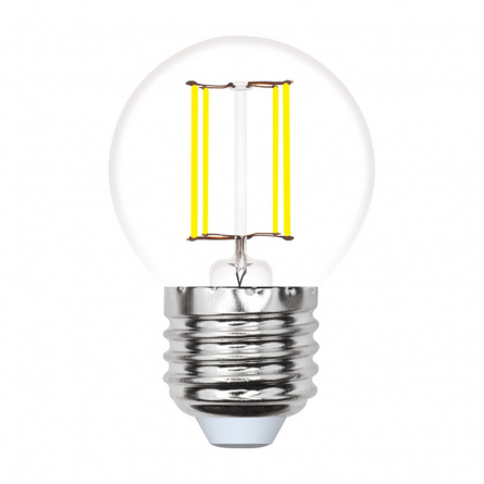 Лампочка светодиодная  LED-G45-5W/WW/E27/CL/MB GLM10TR картон фото 1