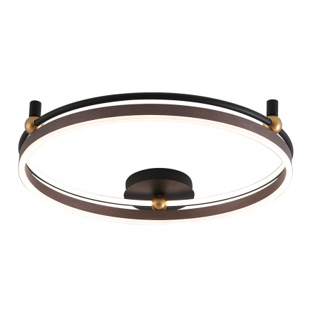 Светильник потолочный Crystal Lux FERNANDO PL72W LED COFFEE/BLACK фото 4