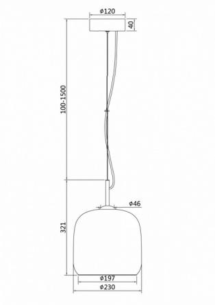 Подвесной светильник Madmen MOD128PL-L6BR фото 3